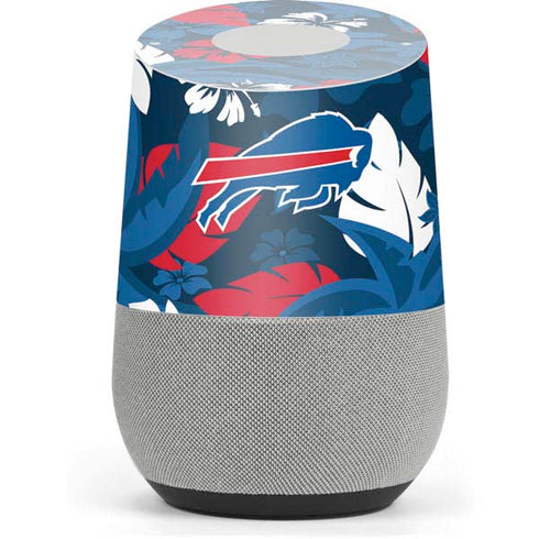 NFL Buffalo Bills Tropical Print Google Home Skin