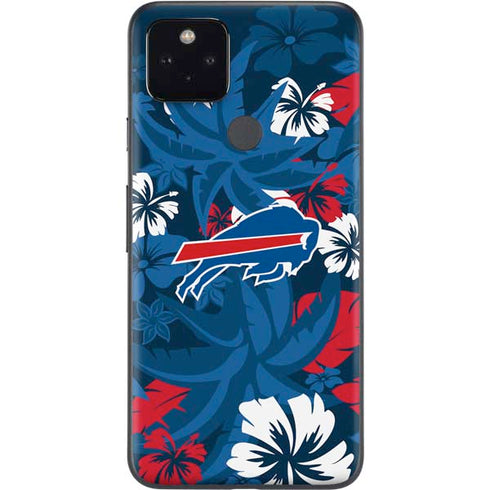 NFL Buffalo Bills Tropical Print Google Pixel 5a Skin