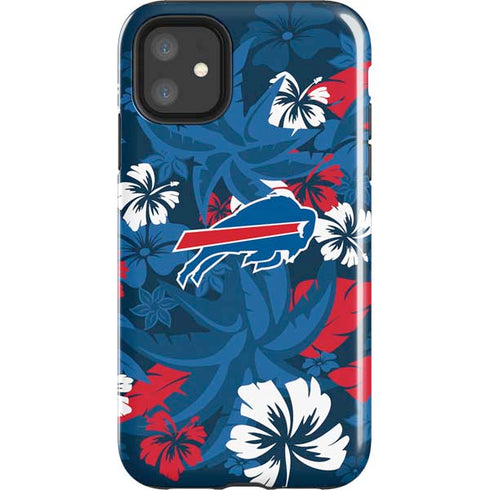 NFL Buffalo Bills Tropical Print iPhone 11 Impact Case