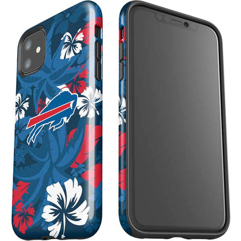 NFL Buffalo Bills Tropical Print iPhone 11 Impact Case