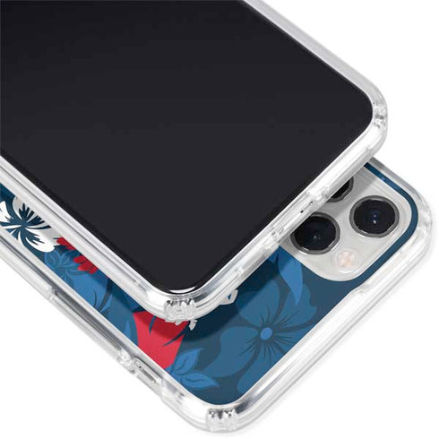 NFL Buffalo Bills Tropical Print iPhone 11 Pro Clear Case