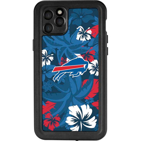 NFL Buffalo Bills Tropical Print iPhone 11 Pro Max Waterproof Case