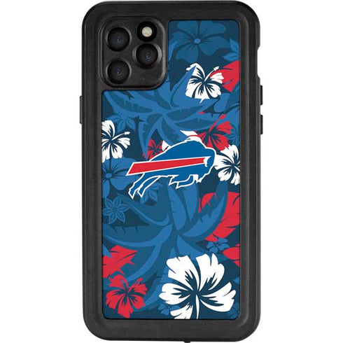 NFL Buffalo Bills Tropical Print iPhone 11 Pro Waterproof Case