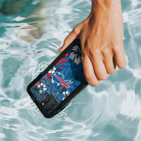 NFL Buffalo Bills Tropical Print iPhone 11 Pro Waterproof Case