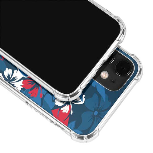NFL Buffalo Bills Tropical Print iPhone 12 Mini Clear Case