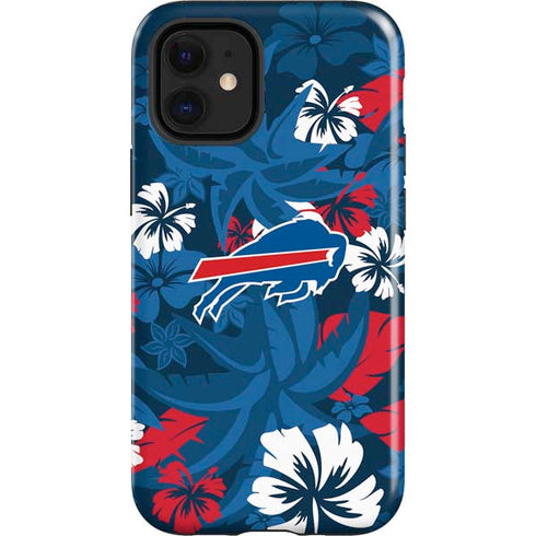 NFL Buffalo Bills Tropical Print iPhone 12 Mini Impact Case