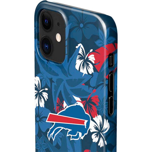 NFL Buffalo Bills Tropical Print iPhone 12 Mini Lite Case
