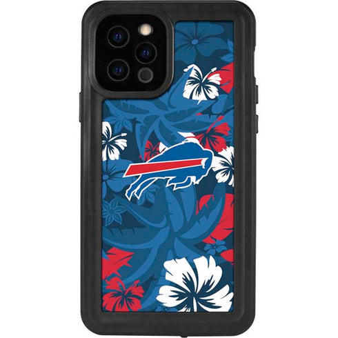 NFL Buffalo Bills Tropical Print iPhone 12 Pro Waterproof Case