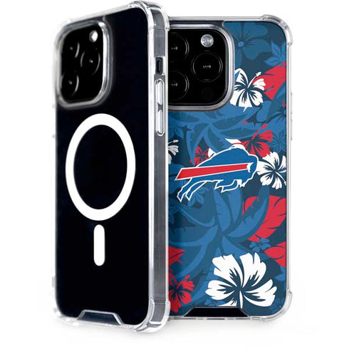 NFL Buffalo Bills Tropical Print iPhone 13 Pro MagSafe Case