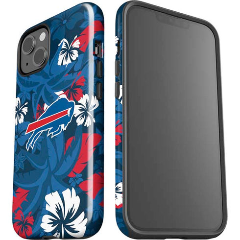NFL Buffalo Bills Tropical Print iPhone 14 Impact Case