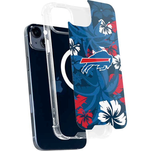 NFL Buffalo Bills Tropical Print iPhone 15 Plus MagSafe Case