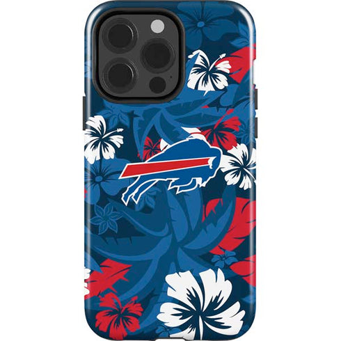 NFL Buffalo Bills Tropical Print iPhone 15 Pro Impact Case