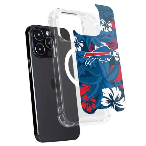 NFL Buffalo Bills Tropical Print iPhone 15 Pro Max MagSafe Case