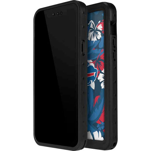 NFL Buffalo Bills Tropical Print iPhone 15 Waterproof Case