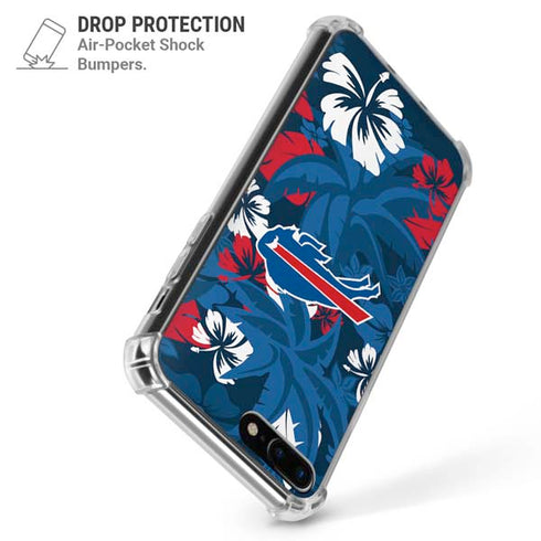 NFL Buffalo Bills Tropical Print iPhone 7/8 Plus Clear Case