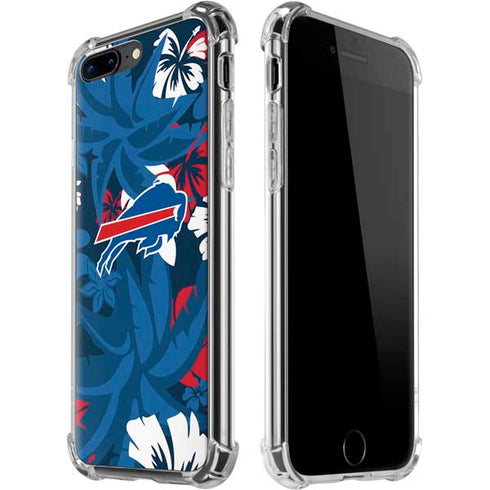 NFL Buffalo Bills Tropical Print iPhone 7/8 Plus Clear Case