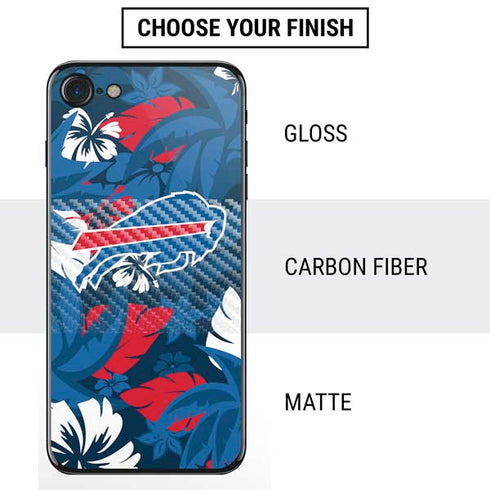 NFL Buffalo Bills Tropical Print iPhone SE (2nd & 3rd Gen) Skin