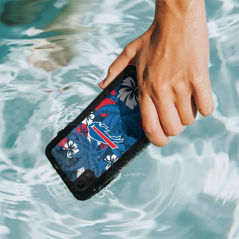NFL Buffalo Bills Tropical Print iPhone XR Waterproof Case