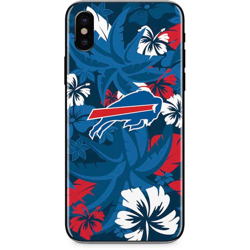 NFL Buffalo Bills Tropical Print iPhone XS Max Skin