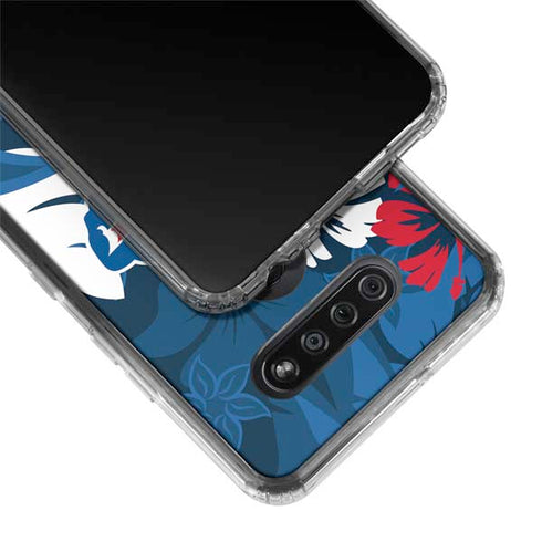NFL Buffalo Bills Tropical Print LG K51/Q51 Clear Case