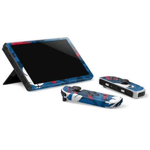 NFL Buffalo Bills Tropical Print Nintendo Switch OLED (2021) Skin