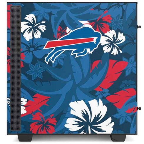NFL Buffalo Bills Tropical Print NZXT H510 Compact ATX Mid-Tower Case Skin