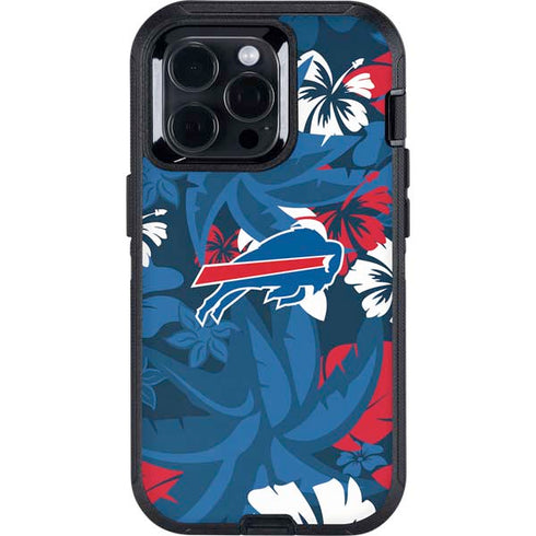 NFL Buffalo Bills Tropical Print Otterbox Defender iPhone Skin
