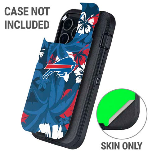 NFL Buffalo Bills Tropical Print Otterbox Defender iPhone Skin