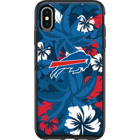 NFL Buffalo Bills Tropical Print Otterbox Symmetry iPhone Skin