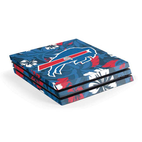 NFL Buffalo Bills Tropical Print PS4 Pro Console Skin