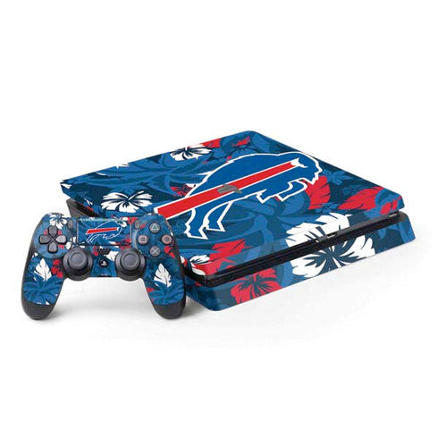 NFL Buffalo Bills Tropical Print PS4 Slim Bundle Skin