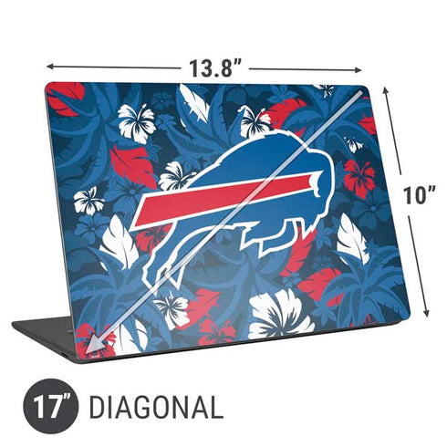 NFL Buffalo Bills Tropical Print Universal Laptop 17in (13.8 x 10in) Skin