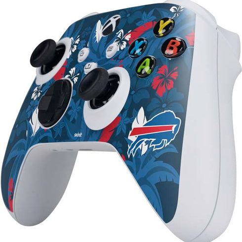 NFL Buffalo Bills Tropical Print Xbox Series S Controller Skin