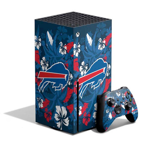 NFL Buffalo Bills Tropical Print Xbox Series X Bundle Skin