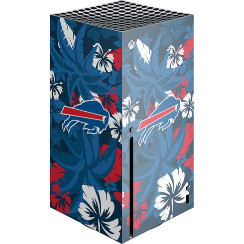 NFL Buffalo Bills Tropical Print Xbox Series X Console Skin