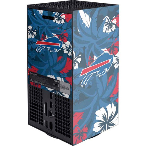 NFL Buffalo Bills Tropical Print Xbox Series X Console Skin