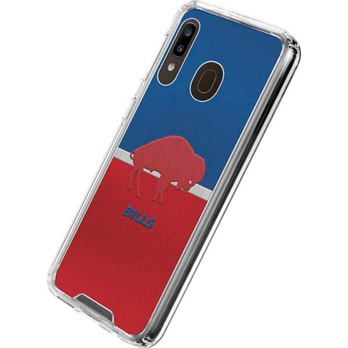 NFL Buffalo Bills Vintage Galaxy A30 Clear Case