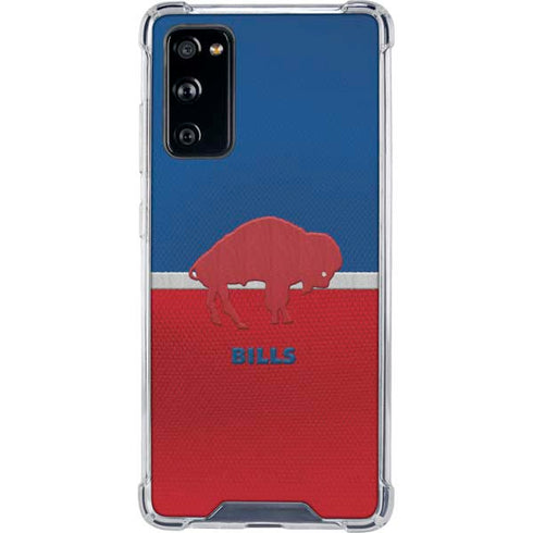 NFL Buffalo Bills Vintage Galaxy S20 FE Clear Case