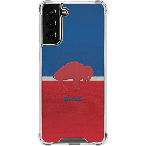 NFL Buffalo Bills Vintage Galaxy S21 FE Clear Case