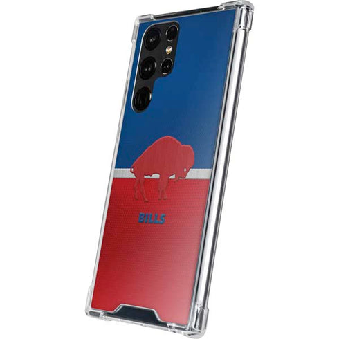 NFL Buffalo Bills Vintage Galaxy S22 Ultra Clear Case