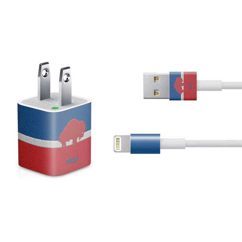 NFL Buffalo Bills Vintage iPhone Charger (5W USB) Skin