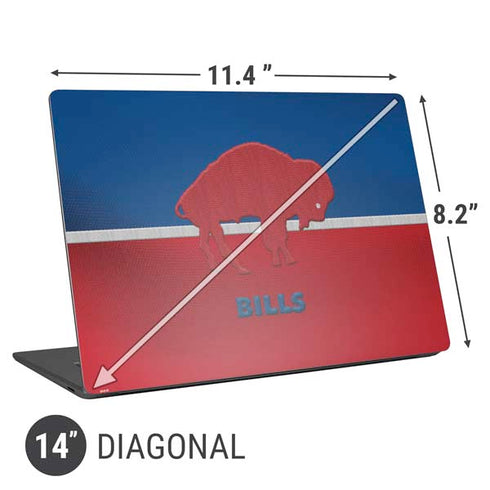 NFL Buffalo Bills Vintage Universal Laptop 14in (11.4 x 8.2in) Skin