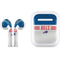 NFL Buffalo Bills White Striped Apple AirPods Skin