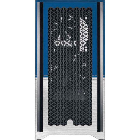 NFL Buffalo Bills White Striped Corsair 4000D Tempered Glass Mid-Tower ATX Case Skin