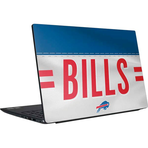 NFL Buffalo Bills White Striped Dell Vostro Skin