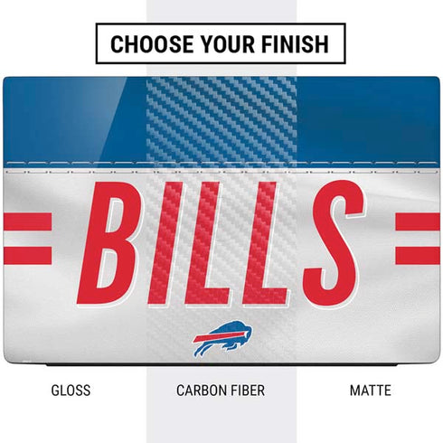 NFL Buffalo Bills White Striped Dell Vostro Skin