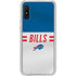 NFL Buffalo Bills White Striped Galaxy A10e Clear Case