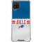 NFL Buffalo Bills White Striped Galaxy A12 Clear Case