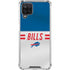 NFL Buffalo Bills White Striped Galaxy A12 Clear Case