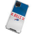 NFL Buffalo Bills White Striped Galaxy A12 Clear Case